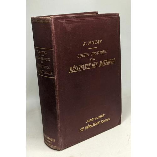 Cours Pratique De Résistance Des Matériaux - 2e Éd. Revue Et Augmen... on Productcaster.