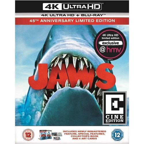 Jaws 4k Uhd Collectors Edition+Booklet/ Lent / Includes Region Free... on Productcaster.