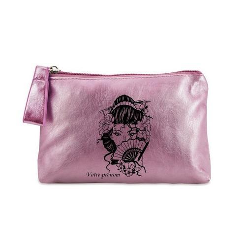 Trousse rose maquillage stylo pochette geisha japan anime on Productcaster.