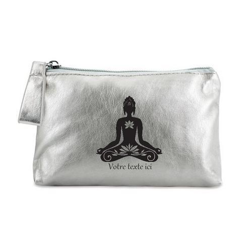 Porte monnaie argent pochette bouddha on Productcaster.