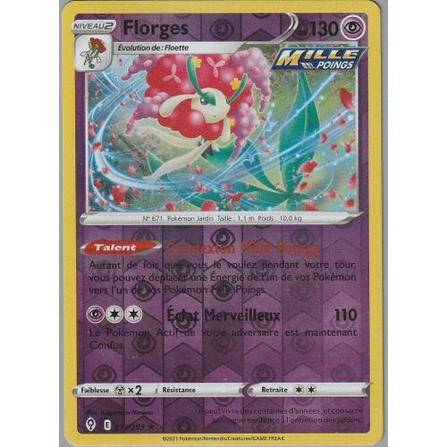 Carte Pokemon - Florges - 073/203 - Holo-Reverse - Eb7 - Evolution ... on Productcaster.