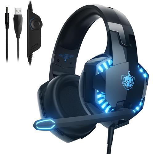 Casque Gaming pour PS4/PS5/Xbox One/Switch/PC, Pilote 50MM avec Son... on Productcaster.