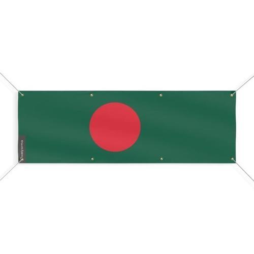 Bannière Drapeau du Bangladesh 8 Oeillets 120x360 cm on Productcaster.