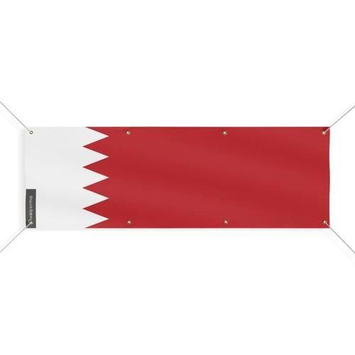 Bannière Drapeau De Bahreïn 8 Oeillets 110x330 Cm on Productcaster.