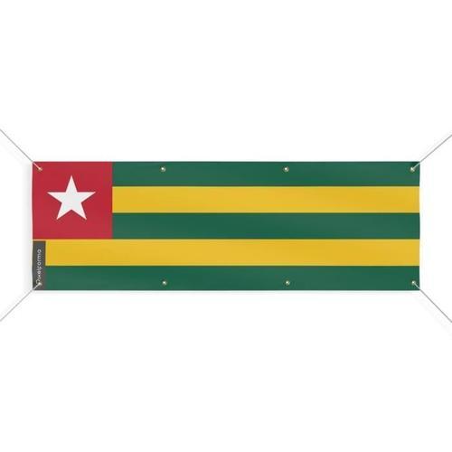 Bannière Drapeau du Togo 8 Oeillets 190x570 cm on Productcaster.