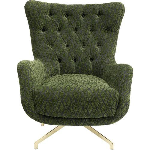 Fauteuil Pivotant Bellini Vert Kare Design on Productcaster.