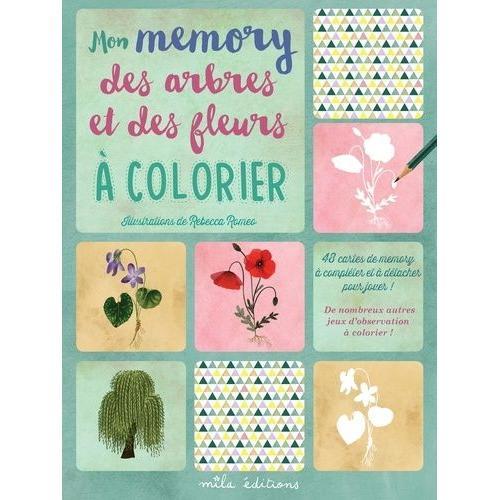 Mon Memory Des Arbres Et Des Fleurs À Colorier on Productcaster.