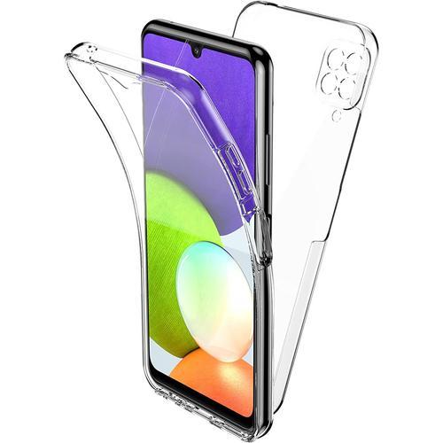 Coque Pour Samsung A22 4g - Housse Etui 360 Integrale Transparent 2... on Productcaster.