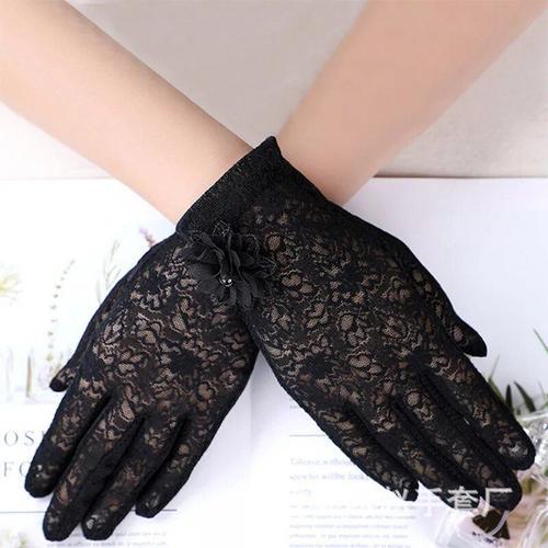 Gants D'été Sexy Pour Femmes,Protection Solaire Uv,Courts,À Fleurs,... on Productcaster.