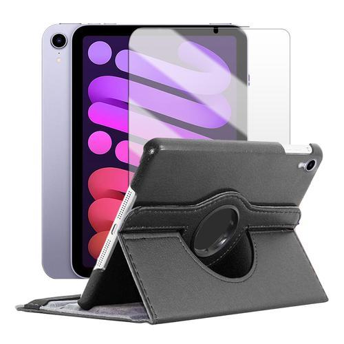 Etui Rotatif En Simili Cuir + Verre Trempé Pour Ipad Mini 6 2021 8.... on Productcaster.