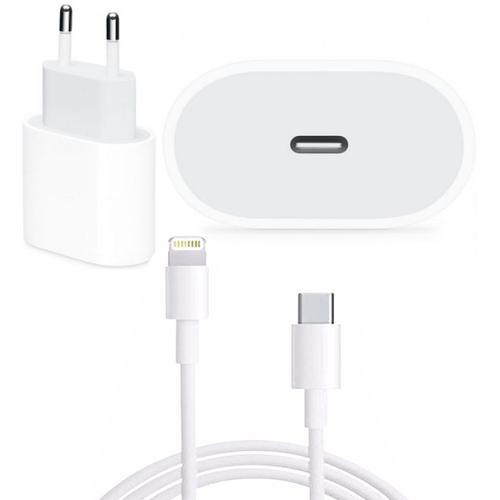 Chargeur Rapide 20W + Cable USB-C Lightning pour iPhone 13 - Visiod... on Productcaster.