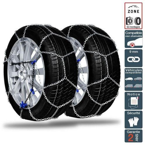 Chaine Neige 9mm Pneu 205/50r16 Montage Rapide Sécurité Garantie on Productcaster.