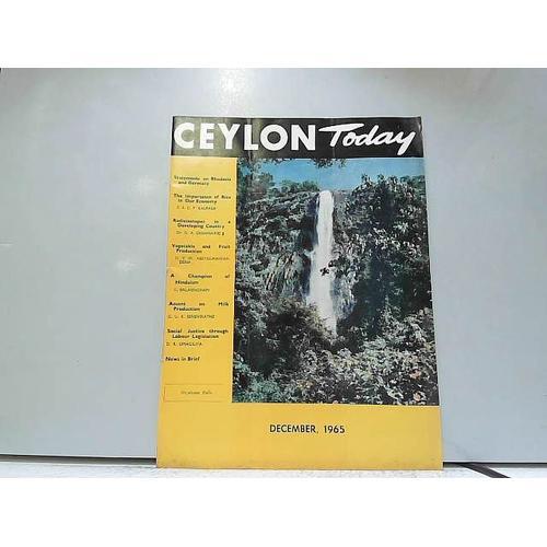 Ceylon Today December 1965 on Productcaster.