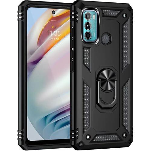 Compatible Avec Coque Moto G60 Avec Aimant Anneau Support, 360°Doub... on Productcaster.