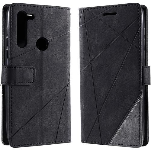 Coque Pour Motorola Moto G8, Rabat Portefeuille De Protection Cuir ... on Productcaster.