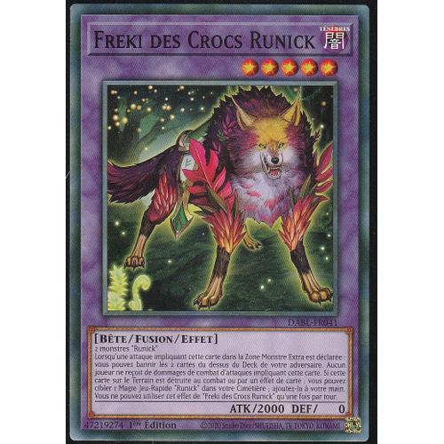 Carte Yu-Gi-Oh - Freki Des Crocs Runick - Dabl-Fr041 - on Productcaster.