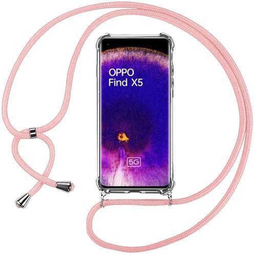 Coque Bandoulière Pour Oppo Find X5 Anti-Rayure Renforcé Coins + Ba... on Productcaster.