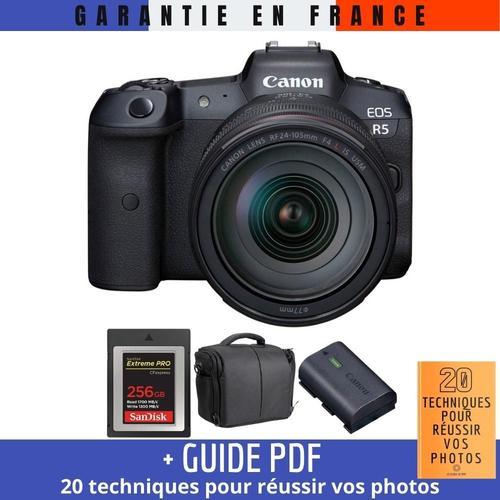 Canon EOS R5 + RF 24-105mm F4L IS USM + SanDisk 256GB Extreme PRO C... on Productcaster.