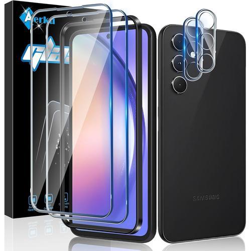 Verre Trempé Pour Samsung Galaxy A54 5g Avec Caméra Arrière Protect... on Productcaster.