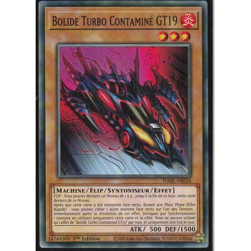 Carte Yu-Gi-Oh - Bolide Turbo Contamine Gt 19 - Dabl-Fr034 on Productcaster.