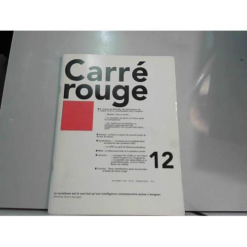 Carré Rouge - Juin 1999 N°12 on Productcaster.