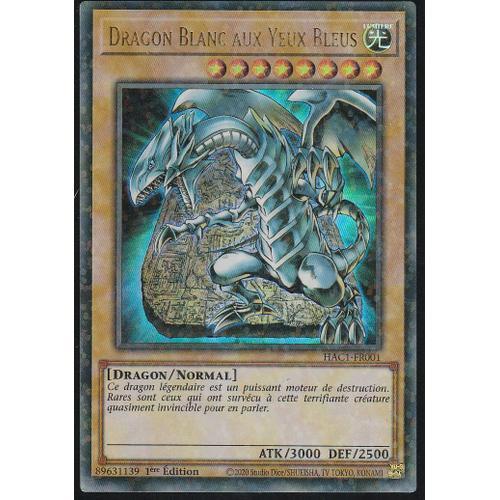 Carte Yu-Gi-Oh - Dragon Blanc Aux Yeux Bleus - Hac1-Fr001 - Dual Te... on Productcaster.