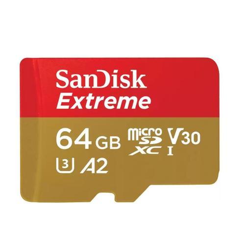 Carte microSDXC SanDisk Extreme 64 Go pour jeux sur mobile jusqu'à ... on Productcaster.