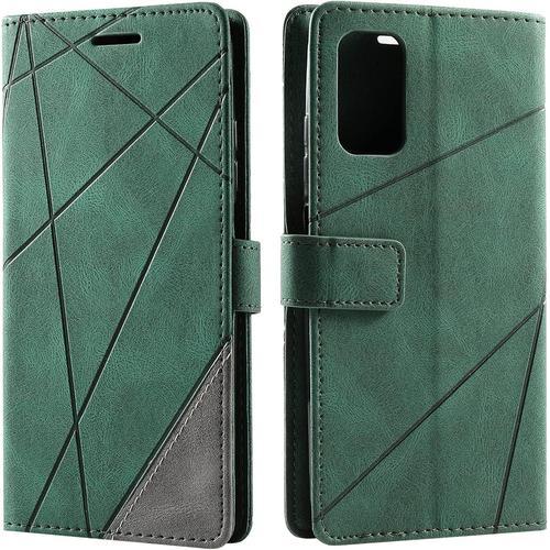 Coque Pour Samsung Galaxy A03s, Rabat Portefeuille De Protection Cu... on Productcaster.