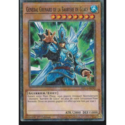 Carte Yu-Gi-Oh - General Grunard De La Barriere De Glace - Hac1-Fr0... on Productcaster.