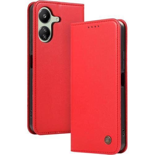 Coque Pour Xiaomi Redmi 13c (6,74""),Housse Etui Portefeuille Premi... on Productcaster.