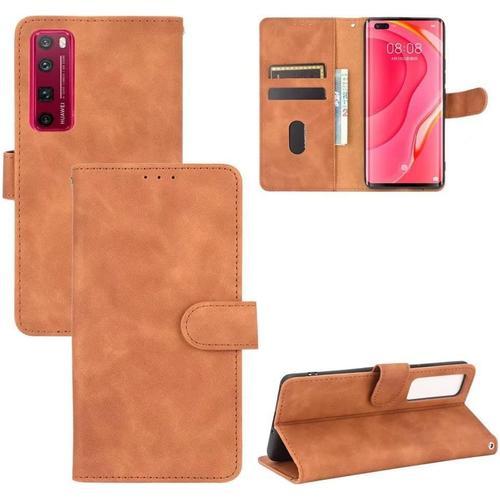 Compatible Avec Coque Huawei Nova 7 Pro, Portefeuille Etui Cuir Mag... on Productcaster.