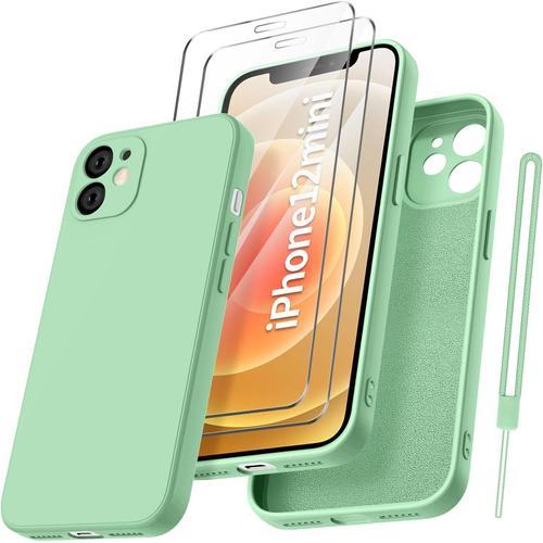 Coque Protection Caméra Pour Iphone 12 Mini Avec 2 Pièces Verre Tre... on Productcaster.