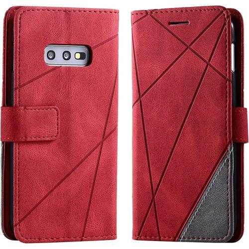 Coque Pour Samsung Galaxy S10e, Rabat Portefeuille De Protection Cu... on Productcaster.