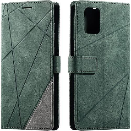 Coque Pour Samsung Galaxy A71, Rabat Portefeuille De Protection Cui... on Productcaster.