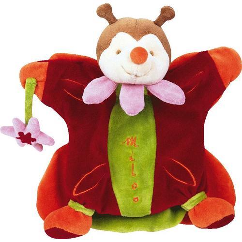 Doudou Et Compagnie Marionnette - Miloo Papillon + Fleur on Productcaster.