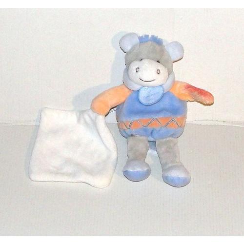 Doudou Cheval Vache Doudou Et Compagnie - Peluche Animal Patin Fleu... on Productcaster.