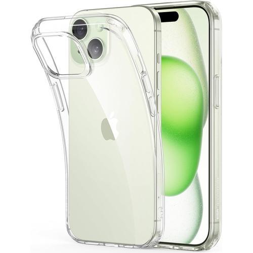 Coque Pour Iphone 15, Coque Transparente Fine Antichoc, Coque En Tp... on Productcaster.