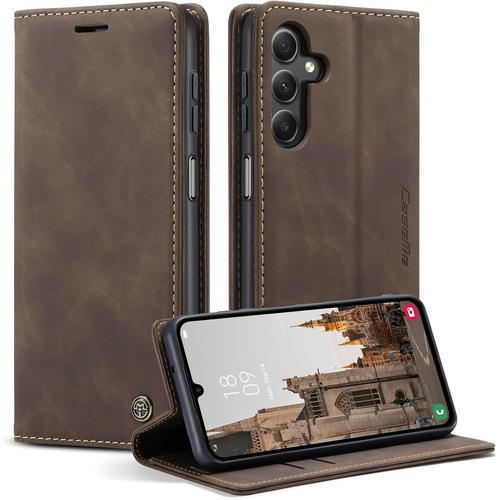 Coque Pour Samsung Galaxy A15 5g/4g Etui Housse Premium En Cuir Ave... on Productcaster.