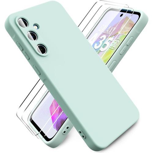 Coque Pour Samsung Galaxy A35 5g, Avec 2 Pièces Protecteur D'écran ... on Productcaster.