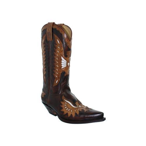 Santiags Hommes Sendra En Cuir Ref 26371 Antic - 46 on Productcaster.