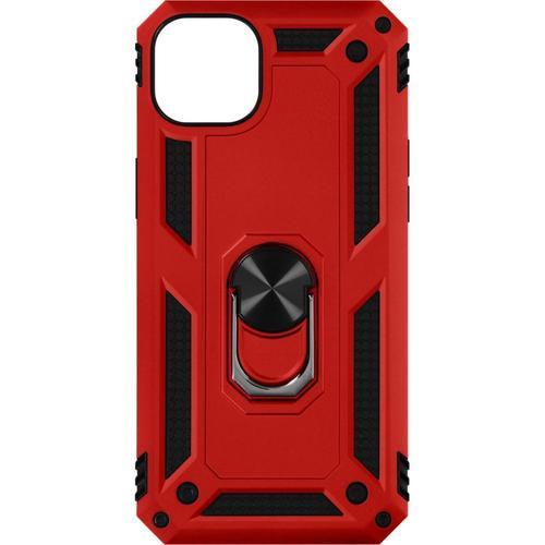 Coque Avizar Iphone 14+ Hybride Bague Stand Rouge on Productcaster.