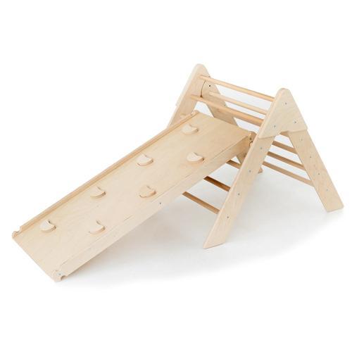 Eva Triangle De Motricité Pikler Pour Enfants Montessori Naturel on Productcaster.