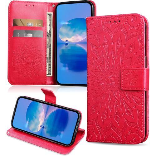 Coque Pour Galaxy A20s, Protection Etui En Pu Cuir Portefeuille, An... on Productcaster.