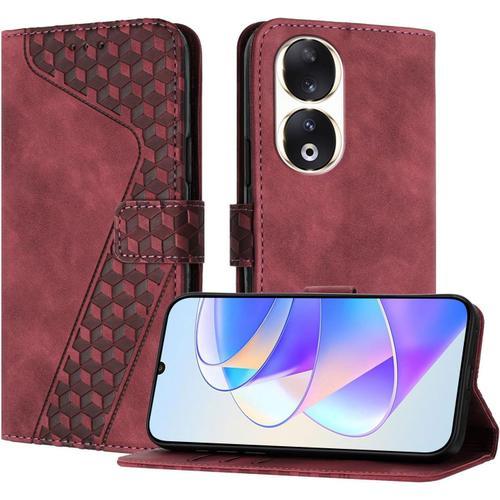 Coque Pour Honor 90 5g, Étui Housse Protection En Cuir Pu Pochette ... on Productcaster.