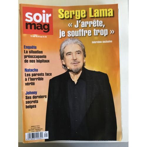 Soirmag 4712 Serge Lama Johnny Hallyday Jenifer Tragédie Du Heysel ... on Productcaster.