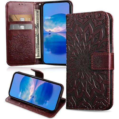 Coque Pour Galaxy A5 2017, Protection Etui En Pu Cuir Portefeuille,... on Productcaster.