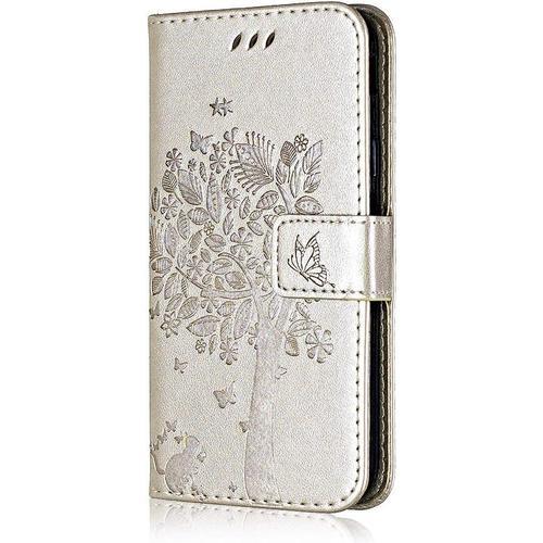 Coque Pour Samsung Galaxy Note 4, Etui En Cuir Pu Portefeuille, Ant... on Productcaster.