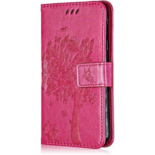 Coque Pour Huawei Honor 6x, Etui En Cuir Pu Portefeuille, Antichoc ... on Productcaster.