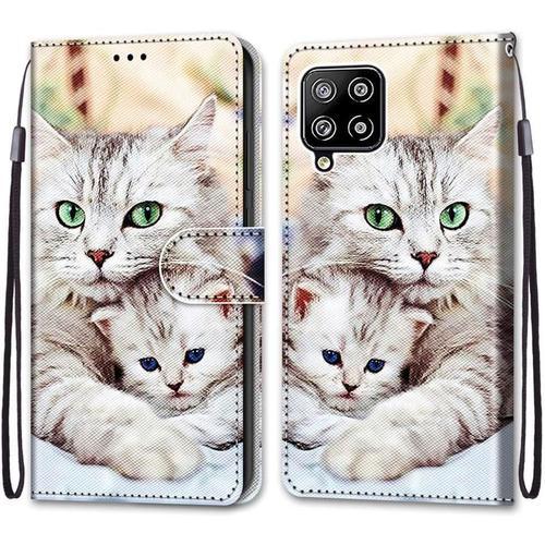 Coque Pour Samsung A42 5g Portefeuille Etui À Rabat En Pu Cuir Avec... on Productcaster.