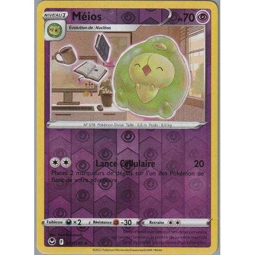 Carte Pokemon - Méios - 077/195 - Reverse -Eb12 Tempête Argentée - on Productcaster.